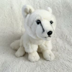 SOS Save Our Space Classic Arctic Fox Plush Realistic Leosco Stuffed Animal HTF